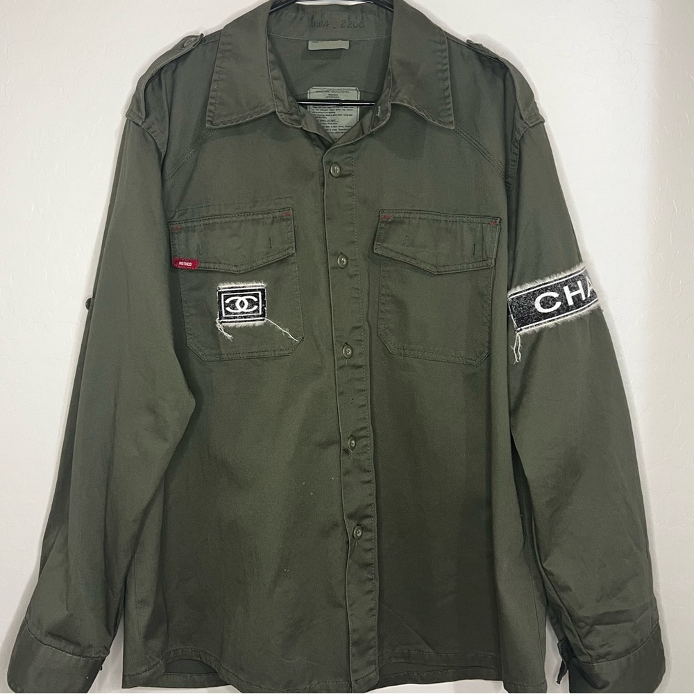 PCH the label RothCo army green  jacket, size medium oversized
